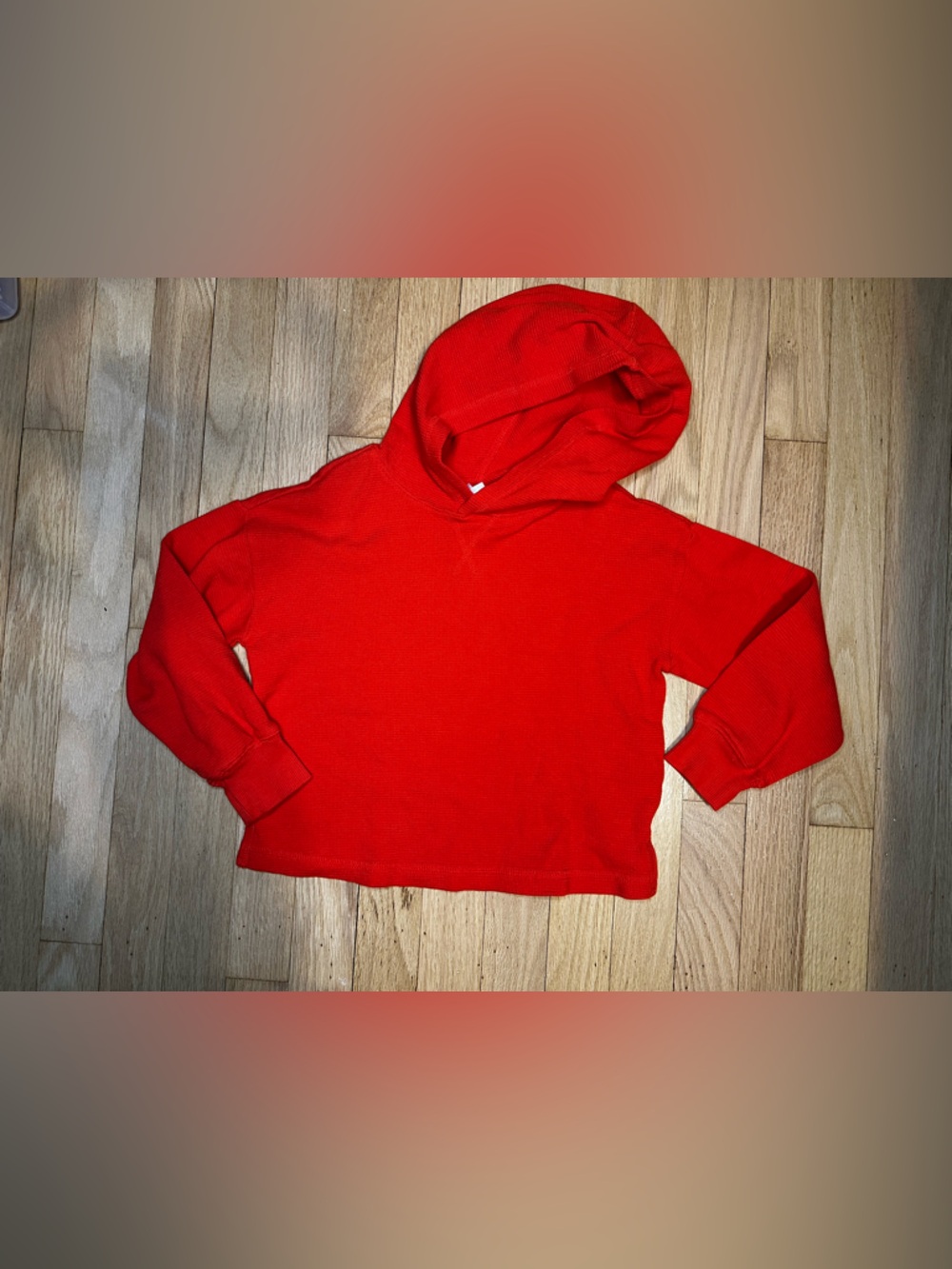 Hanna Andersson Size: 5 Orange Waffle Knit Sweater